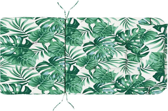 vidaXL Perna Scaunului De Grădină Cu Spătar Verde 2 Buc 58x77 Cm