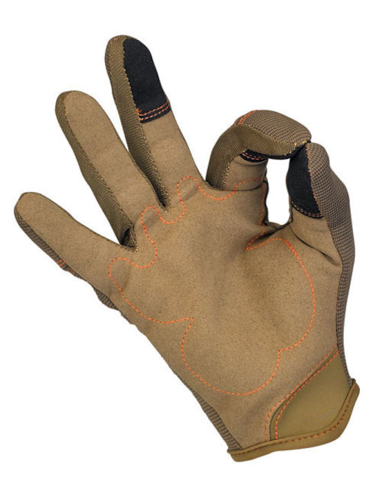 Biltwell Moto Summer Men's Motorcycle Gloves Brown / Orange