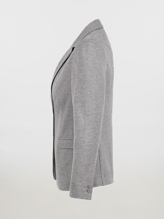 Neoblu Γυναικείο Σακάκι Grey Melange