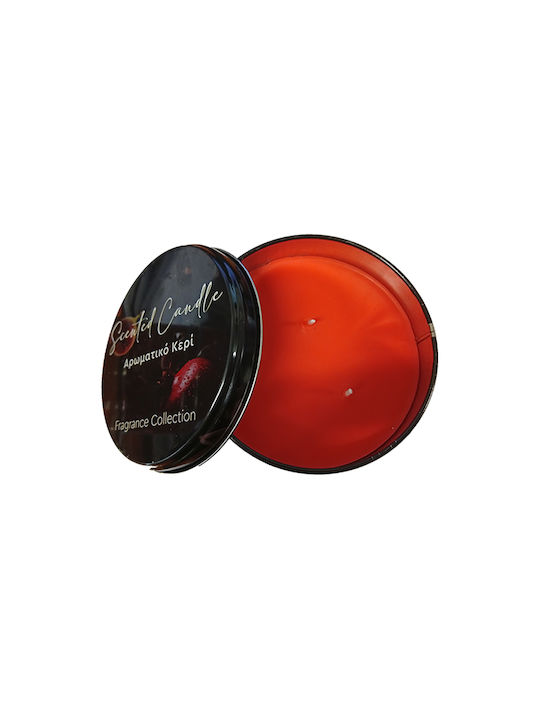 Erycandles Αρωματικό Κερί σε Μεταλλικό Κουτί με Άρωμα Φράουλα 600gr