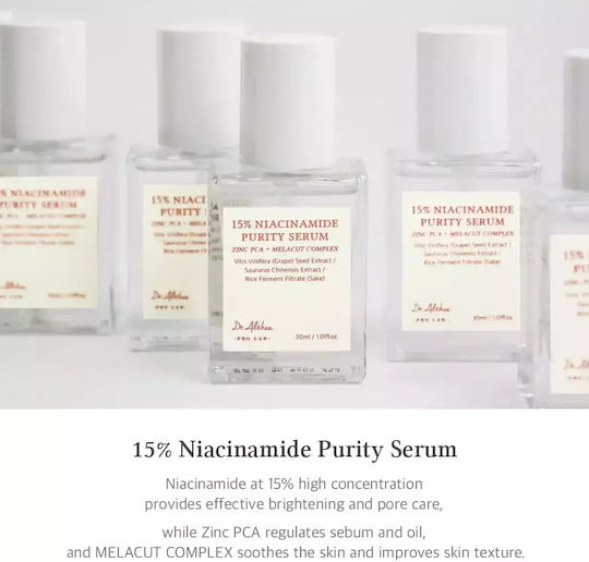 Dr. Althea 15% Niacinamide Purity Moisturizing Serum Face with Niacinamide for Radiance 30ml