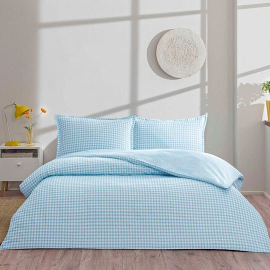 Tac Set Huse Pentru Pilote 100% Bumbac 200x220cm Dublu Cu 2 Fețe De Pernă & 1 Cearșaf Dorian