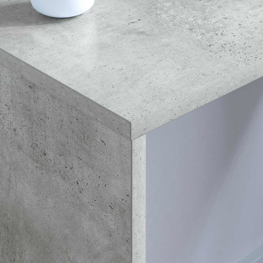 Desk Wooden Gray 80x45x30cm