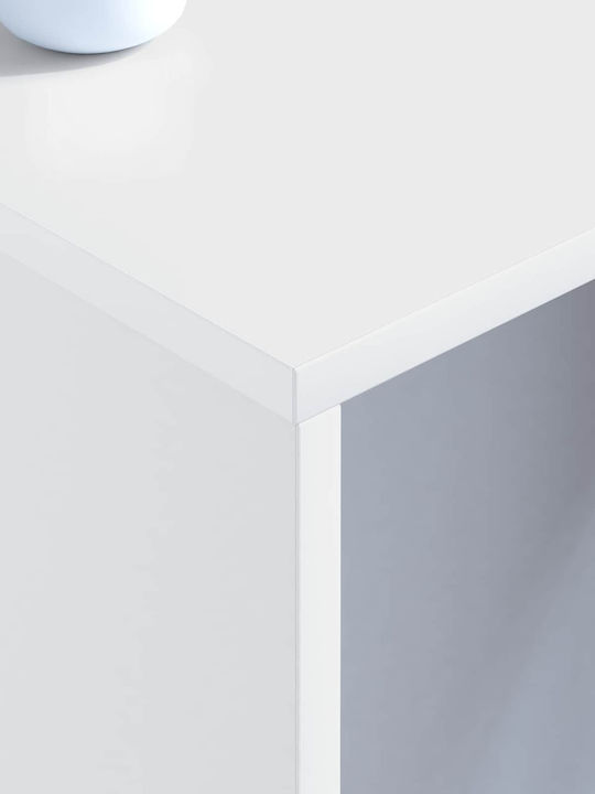 Бюро Дървено Бяло 80x45x30см