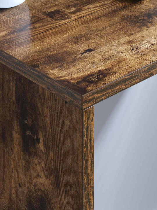 Γραφείο Ξύλινο Καπνιστό Δρύς 60x45x30εκ.