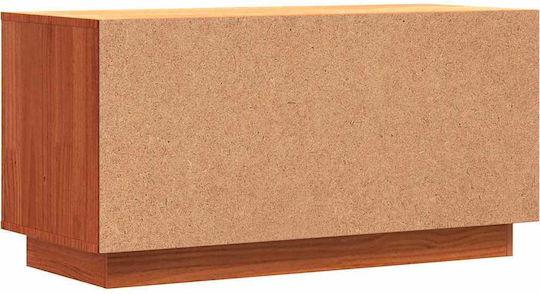 vidaXL TV Stand Made of Solid Wood Brown 80x35x40.5cm