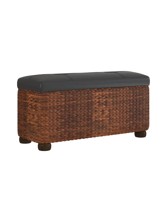 Stool For Living Room With Storage Space Wicker Coffee 2pcs 69x27x36cm
