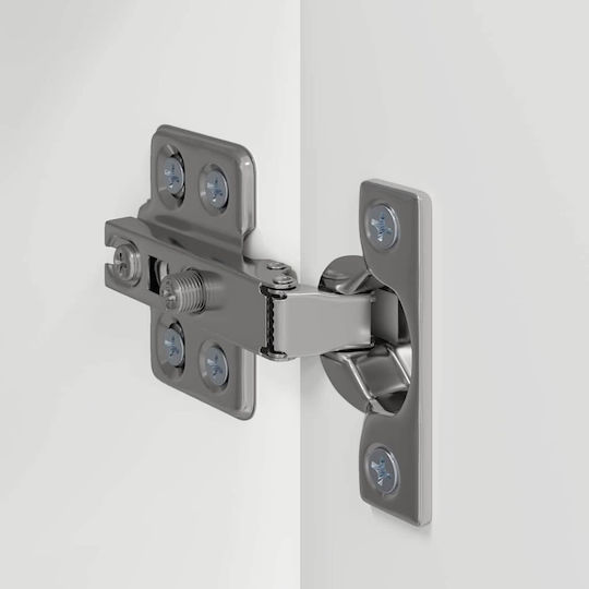 Dulap Suspendat pentru Sufragerie din Placă Aglomerată Alb Lucios 30x31x60 cm