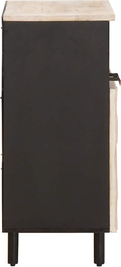 Sertar De Birou Din Lemn Alb 60x33.5x75cm