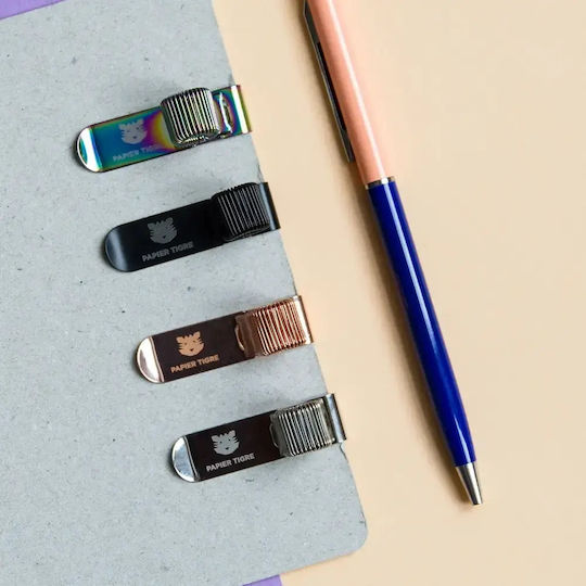 Papier Tigre Pen Holder Silver – Κλιπ Στήριξης Στυλό
