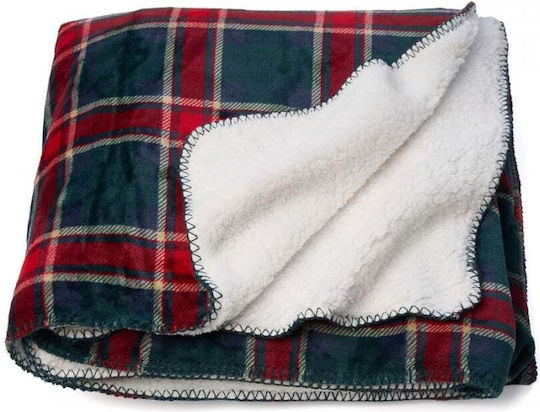 Heinner Pătură Polar Fleece Simplă 160x200 cm Roșie