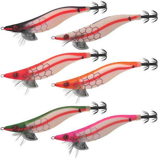 Seika Squid Jigs Luna Rossa Deep #3.5 Roșu