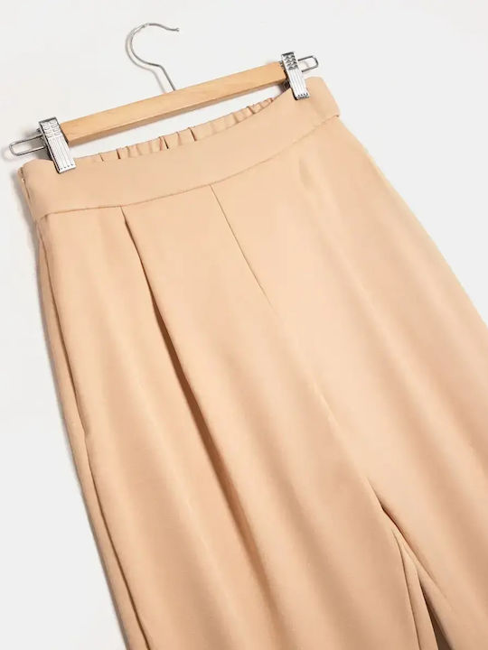 Damen Anzug Weste Hose Beige Größe Xl