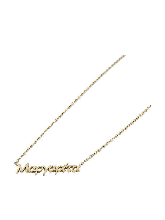 Fhs Jewlery Колиe от Златна Стомана