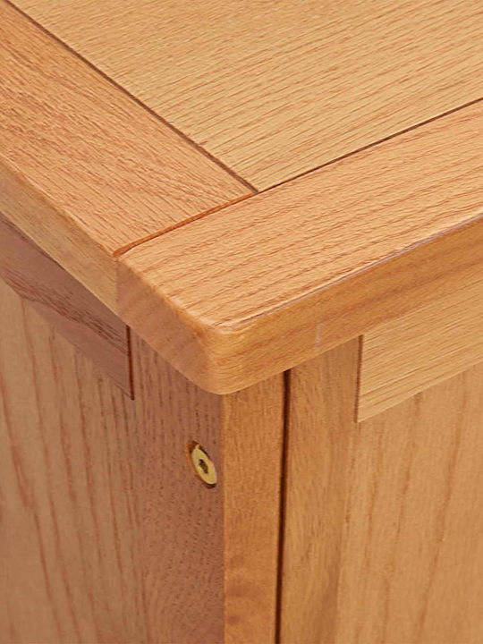 vidaXL Μπαούλο Ξύλινο 90x45x45εκ. Μπεζ