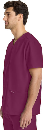Cherokee Originals Ultra Unisex Burgundy Medical Blouse
