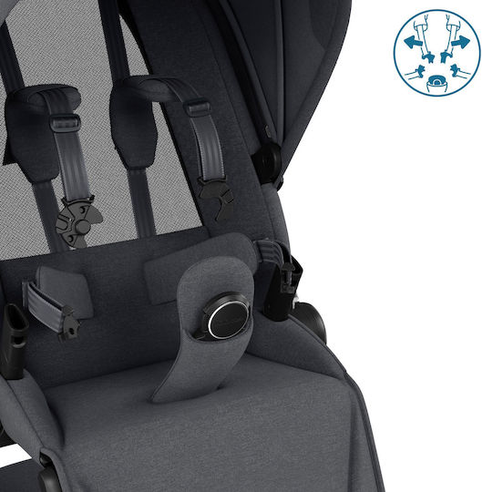 Maxi-Cosi Fame Twillic Бебешка количка 2 в 1 Графит 13.5кг