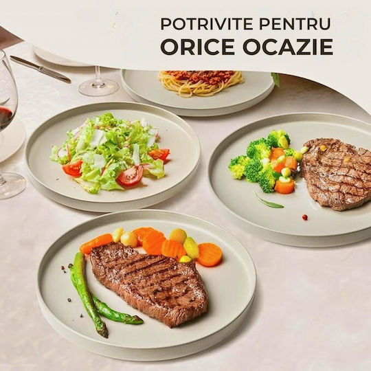 Miamio Bej Ceramică Set de Vase 4buc
