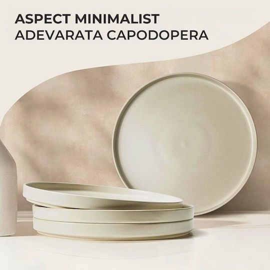 Miamio Bej Ceramică Set de Vase 4buc
