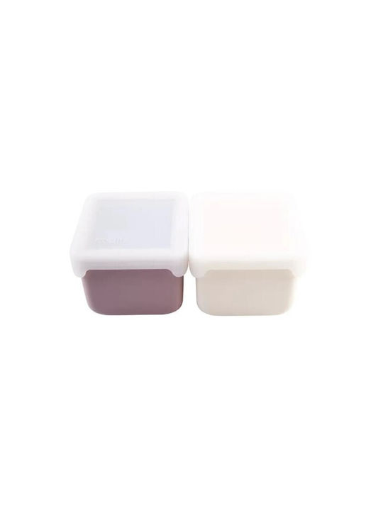 Melii Microwave Silicone Lunch Box Multicolour 2pcs