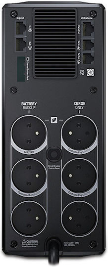 APC BR1200G-FR USV 1200VA 720W mit 6 Schuko Steckdosen