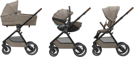 Maxi-Cosi Oxford Twillic Adjustable Baby Stroller Suitable for Newborn Truffle 11.5kg