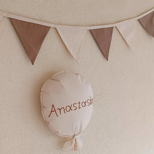 Magnolia Handmade Παιδικό Διακοσμητικό Κρεμαστό Μπαλόνι από Ύφασμα