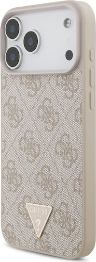 Guess Back Cover Leather / Plastic / Silicone / Synthetic Leather Pink (iPhone 17 Pro Max)
