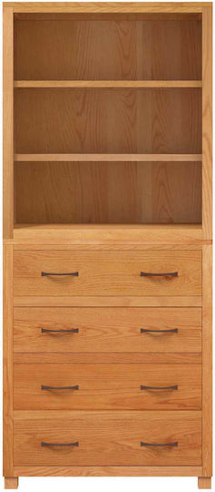 Dulap De Depozitare Pentru Birou Din Lemn Maro 80x35x185cm