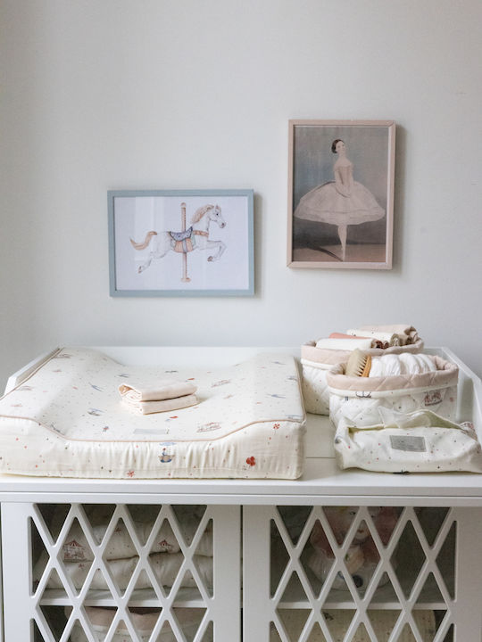 Cam Cam Copenhagen Carousel Baby Changing Pad with Cover made of Fabric