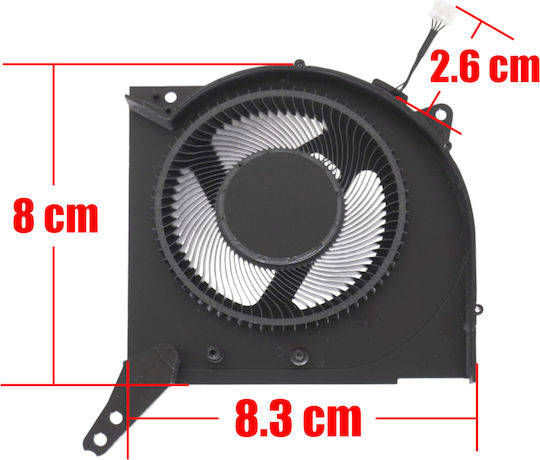 Laptop Fan Lenovo Legion 5-15imh05h 5-15arh05h 5-15ach6h CPU 5V