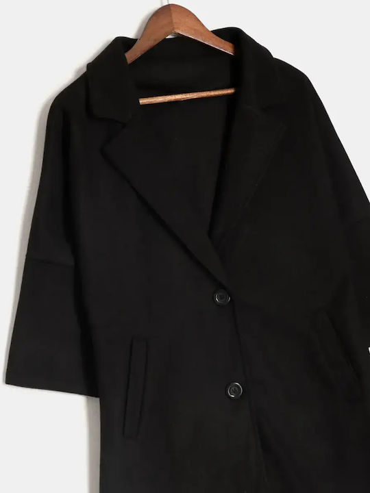 Women's Light Coat Black Size 2XL