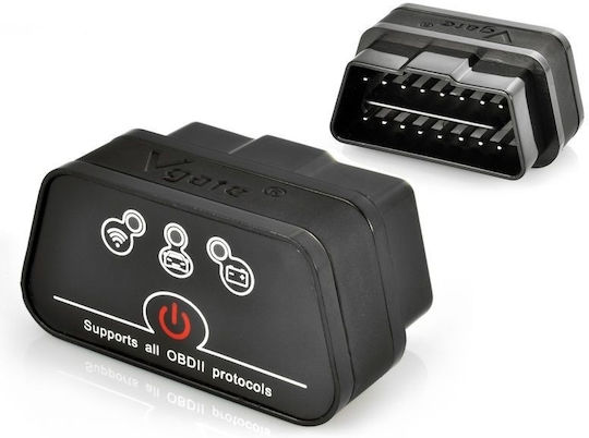 Interfață Diagnostic Multimarcă Vgate Icar2 Negru Bluetooth Obd2