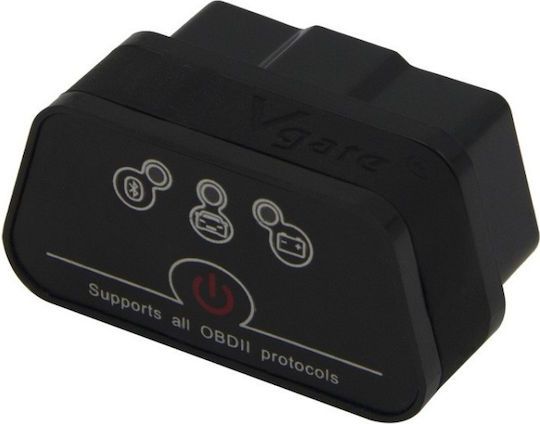 Interfață Diagnostic Multimarcă Vgate Icar2 Negru Bluetooth Obd2