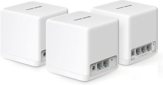 Mercusys Halo H1500X WiFi Мрежа на мрежови точки Точка за достъп Wi‑Fi 6 - Wi‑Fi 6 Двулентов (2.4 и 5GHz) в Троен комплект