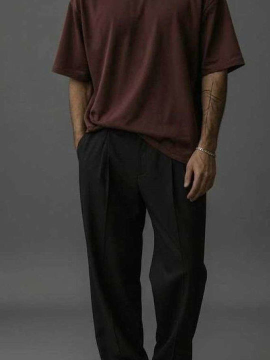 Παντελόνι Ελαστικό σε Baggy Γραμμή Black