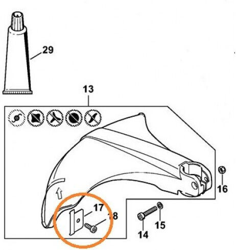 Μαχαίρι Stihl 41307134100