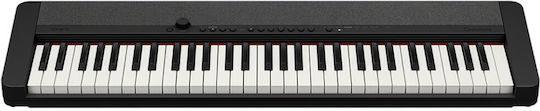 Casio Tastatur Ct-s1 mit 61 Dynamisch Tasten mit Ständer Schwarz & Netzteil