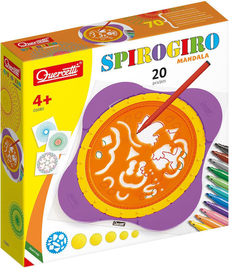 Quercetti Ζωγραφική Spirogiro Mandala 20τμχ