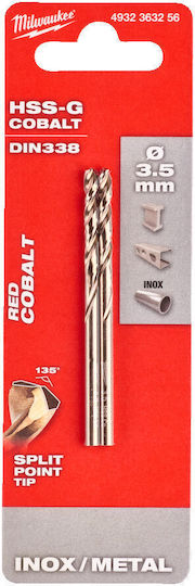 Milwaukee Set of 2 Drills Cobaltium for Metal