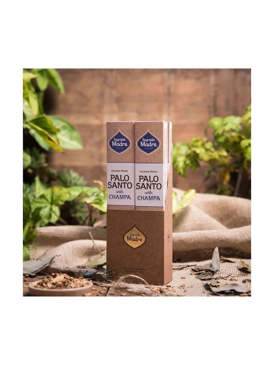 Palo Santo Champa Incense Sagrada Madre Premium 8 Pieces