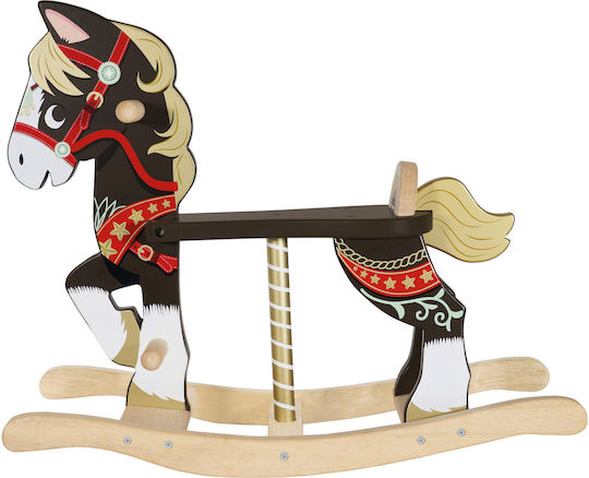 Wooden Rocking Toy Horse Brown