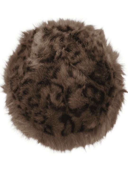 Romvous Furry Women's Bucket Hat Brown Romvous Furry Women's Bucket Hat Brown