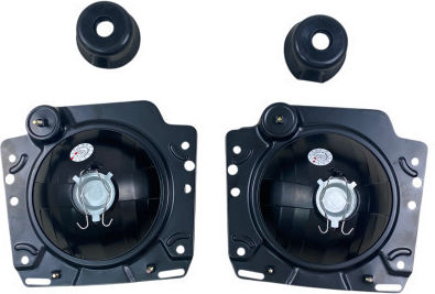Front Cross Lights Vw Golf Ii 1983-1993 Chrome Without Bulbs Set 2 Pieces Volkswagen Depo