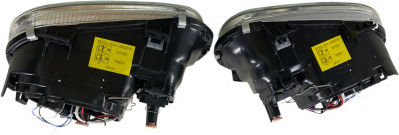 Front Lights Angel Eyes VW Golf IV R32 Chrome Without H7 Bulbs Set 2 Pieces