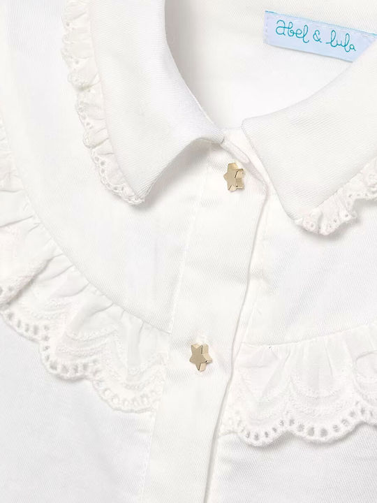 Kids Shirt Long Sleeve White