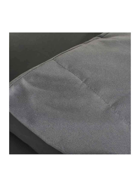 Cannon Sheet Set with 2 Pillowcases Super-Double with Elastic 160x200+35cm. Dark Grey 3pcs