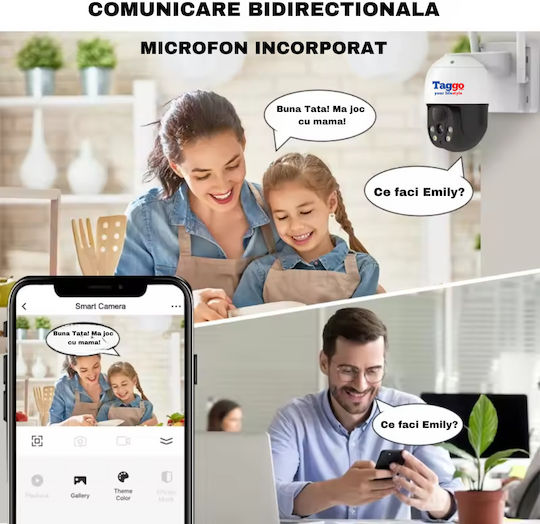 Sistem Profesional de Supraveghere Wireless de Exterior cu 4 Camere 360° Încărcare Solară 4 Canale Hd 4mp Nvr Ir 30m
