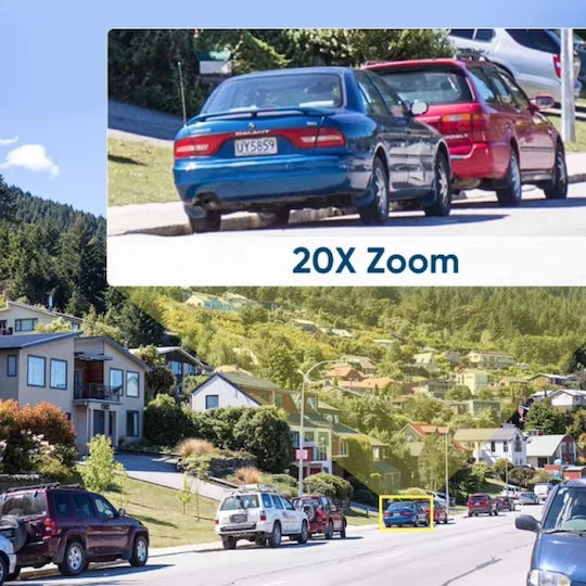 Cameră de Supraveghere Panou Solar 8MP Conexiune Cartelă SIM 4G Zoom Optic 20x Comunicare Bidirecțională