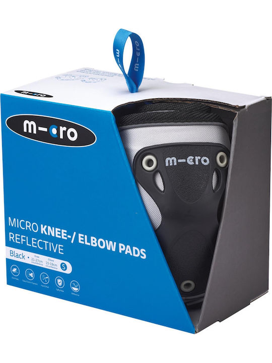 Micro Kids Knee Pads for Rollers Black
